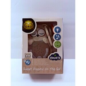 Cloud b Sweet Dreamz On The Go Owl Sound Machine Night Light Smart Sensor